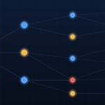 Dashboard visualizing supplier financial distress and tier 2 supplier risk exposure across a global supply chain network