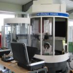 Precision CNC machining floor in an industrial machinery manufacturing facility