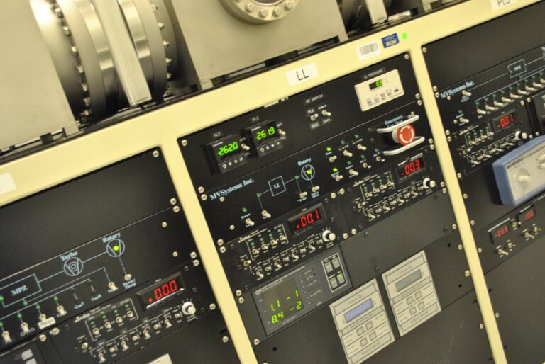 Cleanroom semiconductor fabrication line producing chips used in medical device electronics