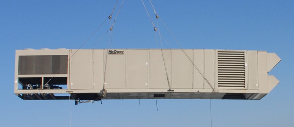 HVAC compressor manufacturing line with refrigerant piping and precision components