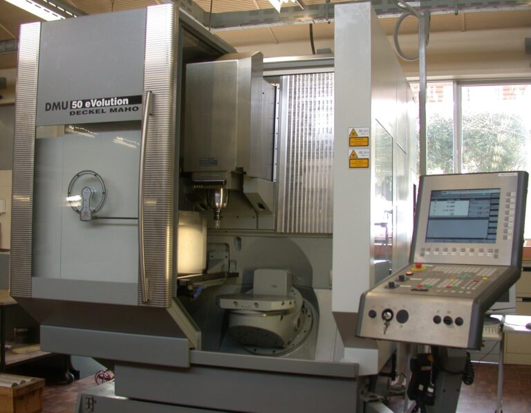 CNC machining center on an industrial machinery shop floor, illustrating industrial machinery supply chain risk